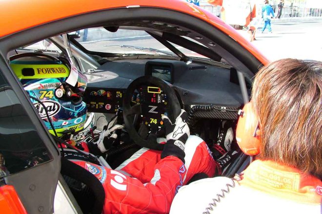 ホンダNSX R-GTのコクピット