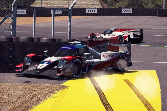 序盤クラッシュを喫したTOYOTA GAZOO Racingの8号車