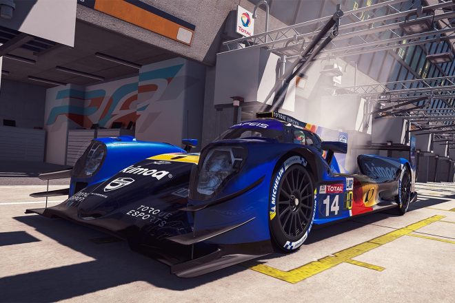 フェルナンド・アロンソ、ルーベンス・バリチェロが乗り込んでいる14号車FA-RBオールインスポーツ