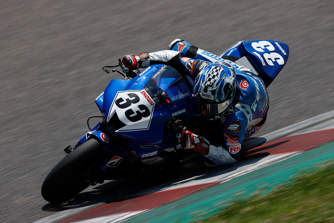 緊急事態宣言の解除後に鈴鹿サーキットでテストを行った渡辺一馬（Keihin Honda Dream SI Racing）