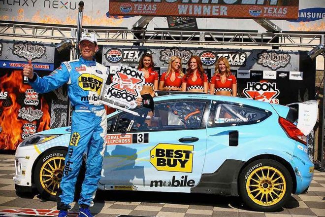 WRC引退後はラリークロス挑戦を開始したマーカス・グロンホルム。GRCで目覚ましい戦績を残した