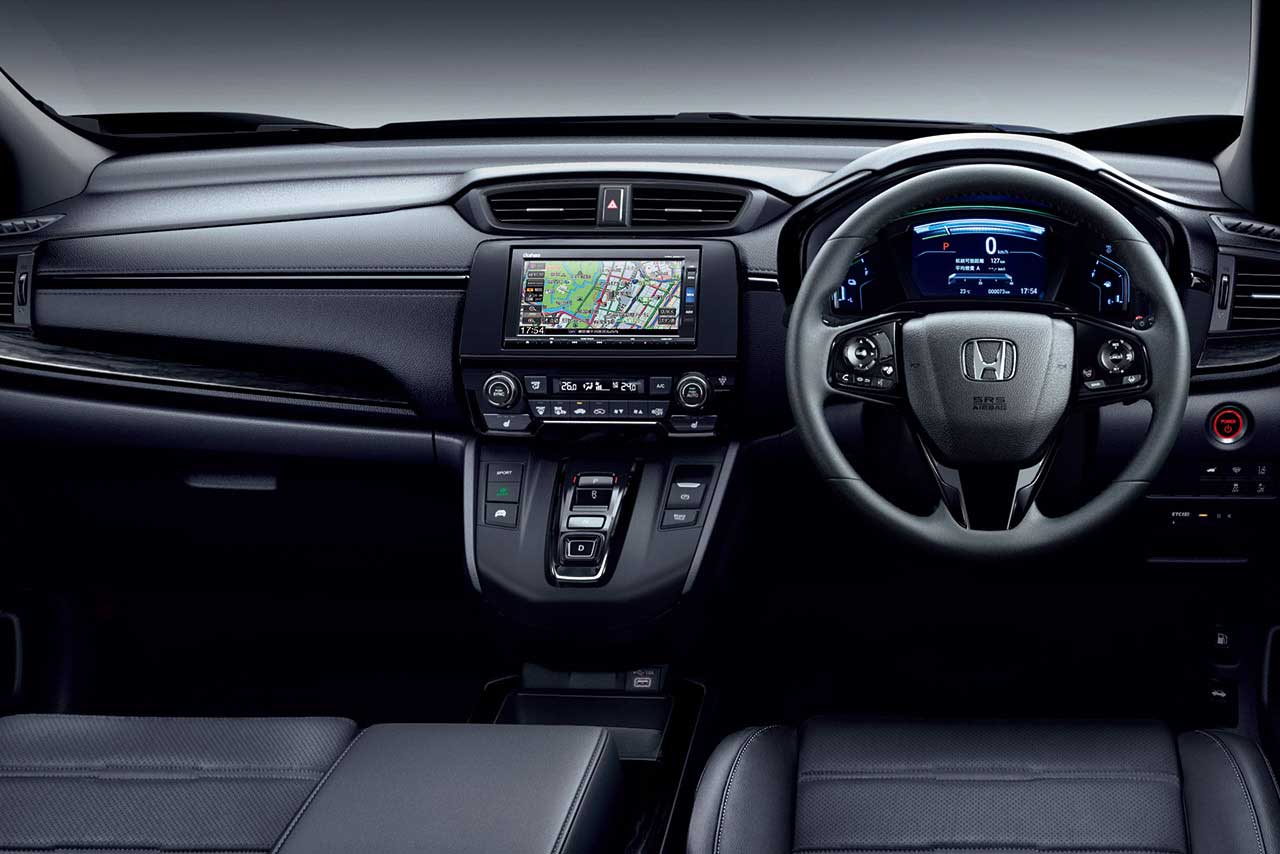 ホンダCR-V e:HEV EX・BLACK EDITIONのインテリア