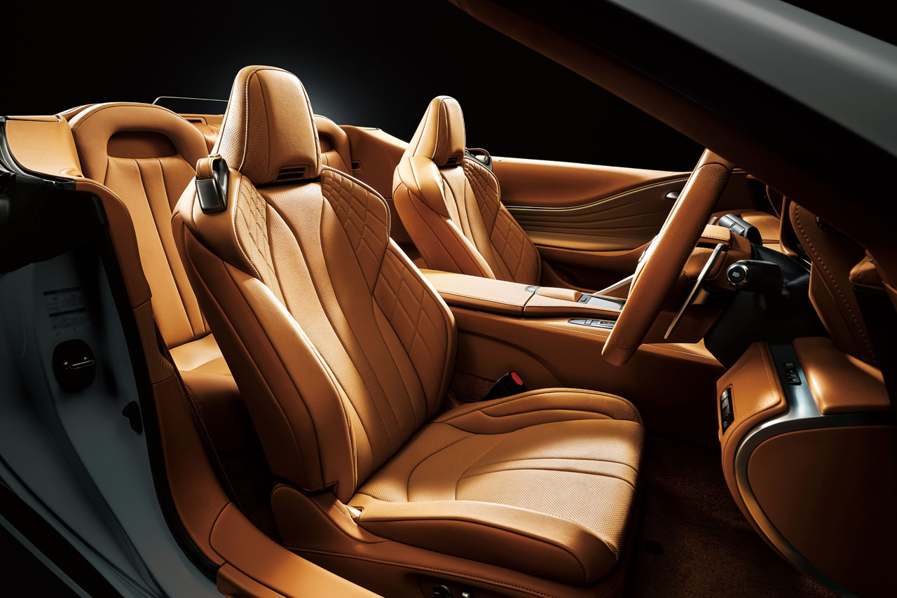 レクサスLC500 コンバーチブル（インテリア：シート）