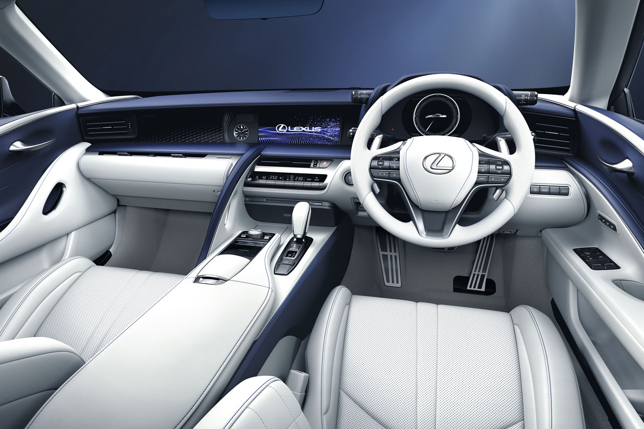 レクサスLC500 コンバーチブル特別仕様車“ストラクチュラルブルー”（インテリア：コクピット）