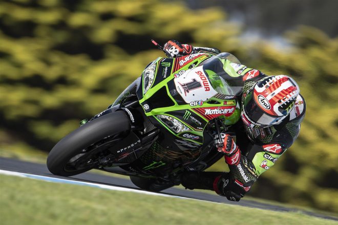 SBKに参戦しているジョナサン・レイ（カワサキ・レーシングチーム・ワールドSBK）