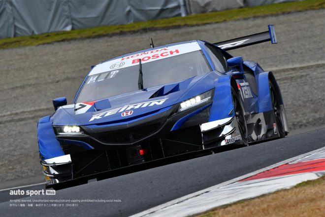 スーパーGT岡山公式テストでのKEIHIN NSX-GT