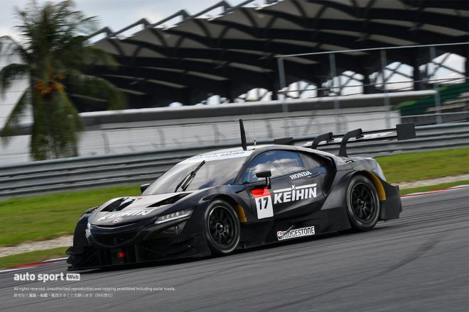 スーパーGTセパンメーカーテストでのKEIHIN NSX-GT