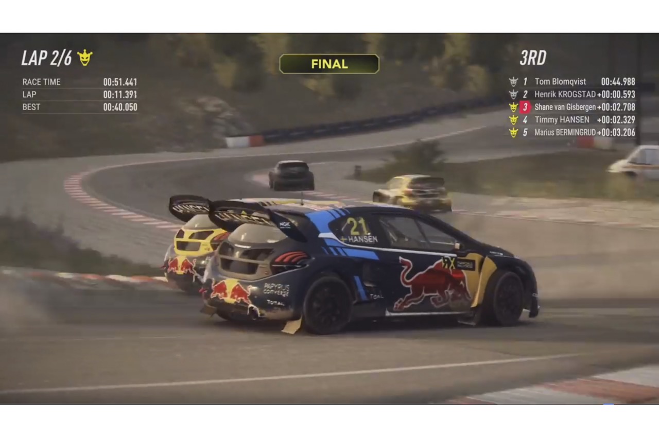 決勝早々にジョーカーを消化し、現WorldRX王者ティミーを仕留めたSVGだったが……