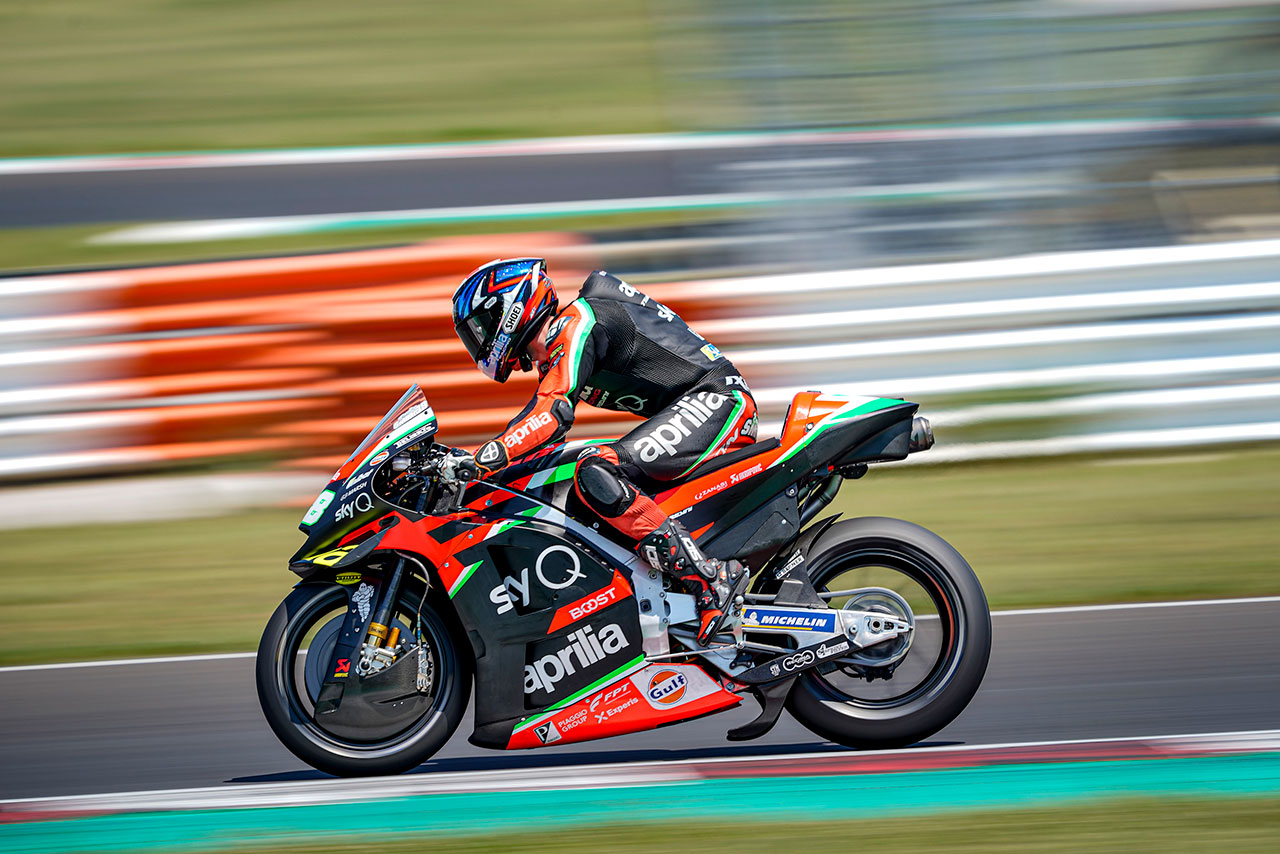 2020年6月ミサノプライベートテスト：ブラッドリー・スミス（アプリリア・レーシング・チーム・グレシーニ）