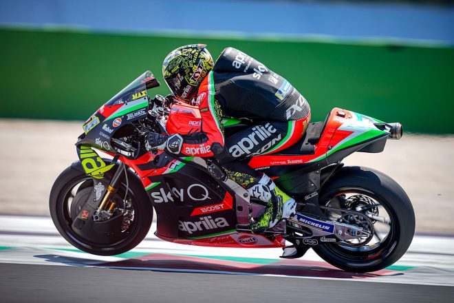 2020年6月ミサノプライベートテスト：アレイシ・エスパルガロ（アプリリア・レーシング・チーム・グレシーニ）