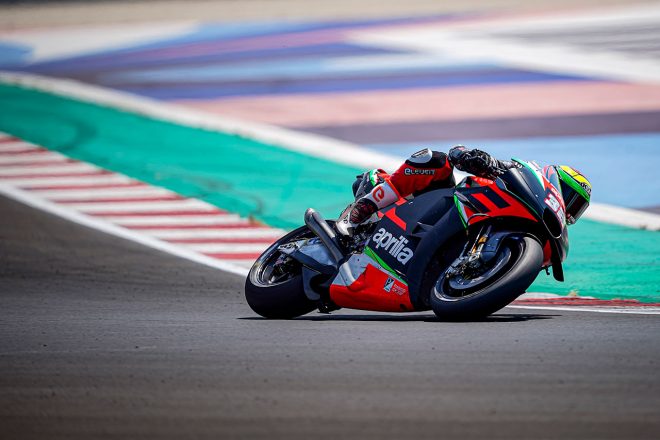 2020年6月ミサノプライベートテスト：ロレンツォ・サバドーリ（アプリリア・レーシング・チーム・グレシーニ）