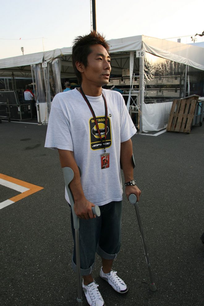 2007年MotoGP日本GPに現れた関口太郎