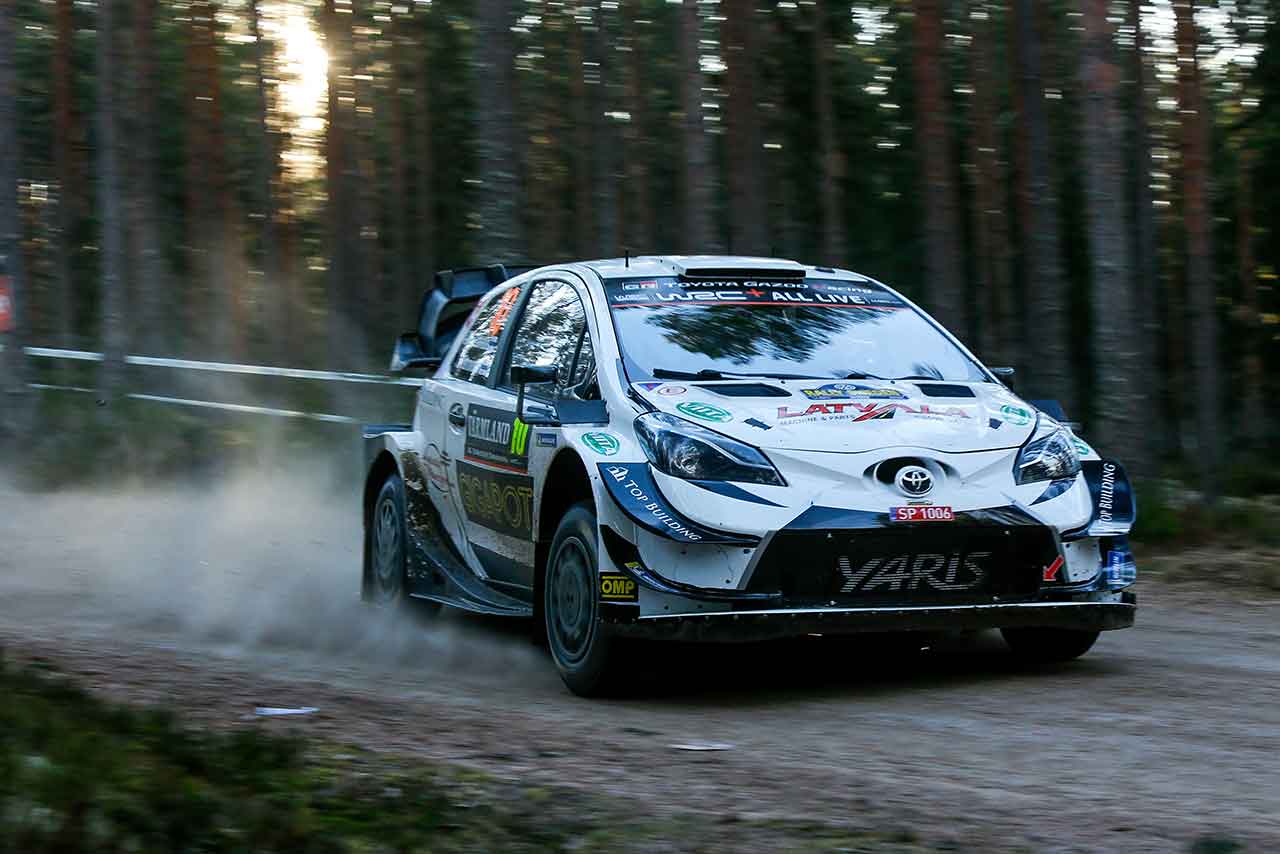 2020年のWRC第2戦スウェーデンでヤリ-マティ・ラトバラがドライブしたトヨタ・ヤリスWRC