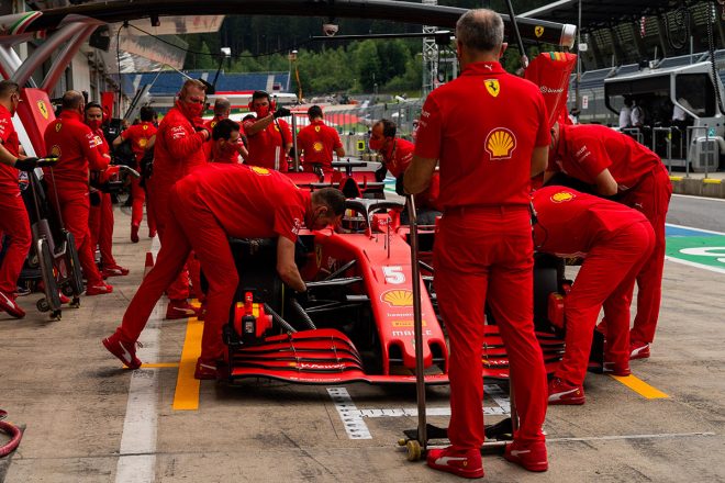 2020年F1第1戦オーストリアGP　セバスチャン・ベッテル（フェラーリ）