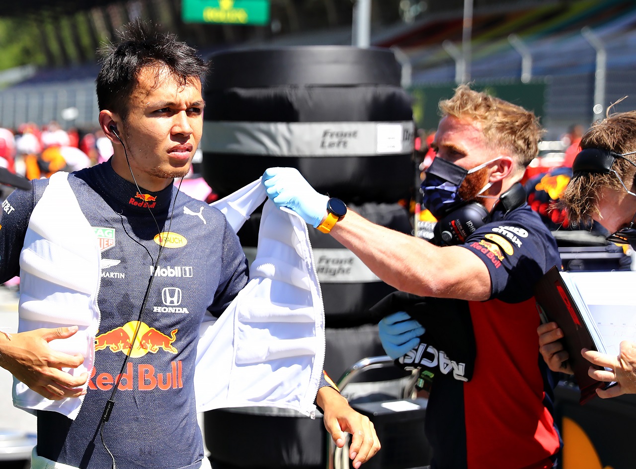 2020年F1第1戦オーストリアGP日曜　アレクサンダー・アルボン（レッドブル・ホンダ）
