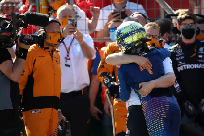 2020年F1第1戦オーストリアGP　ランド・ノリス（マクラーレン）