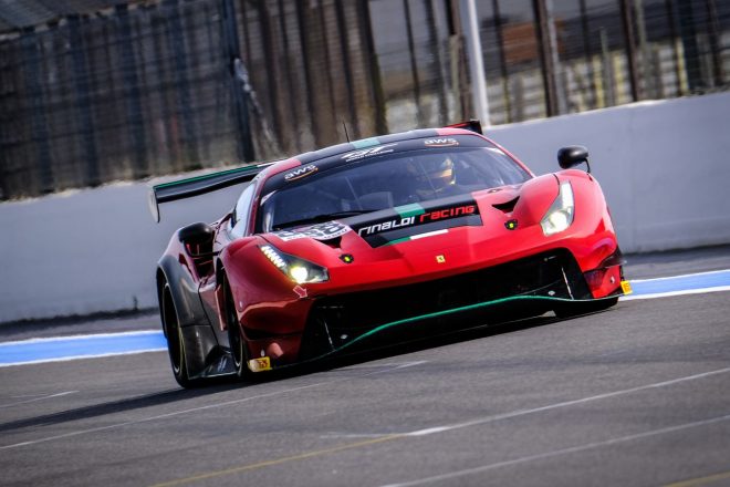 GTワールドチャレンジ・ヨーロッパのプレシーズンテストに参加したリナルディ・レーシングのフェラーリ488 GT3 Evo