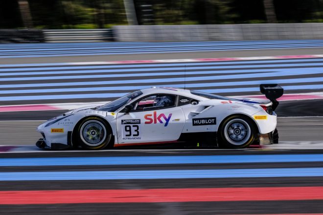 ポール・リカールを走行するテンペスタ・レーシングのフェラーリ488 GT3 Evo