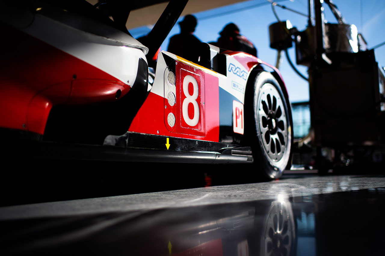 WEC世界耐久選手権のLMP1クラスに参戦するTOYOTA TS050 HYBRID・8号車。