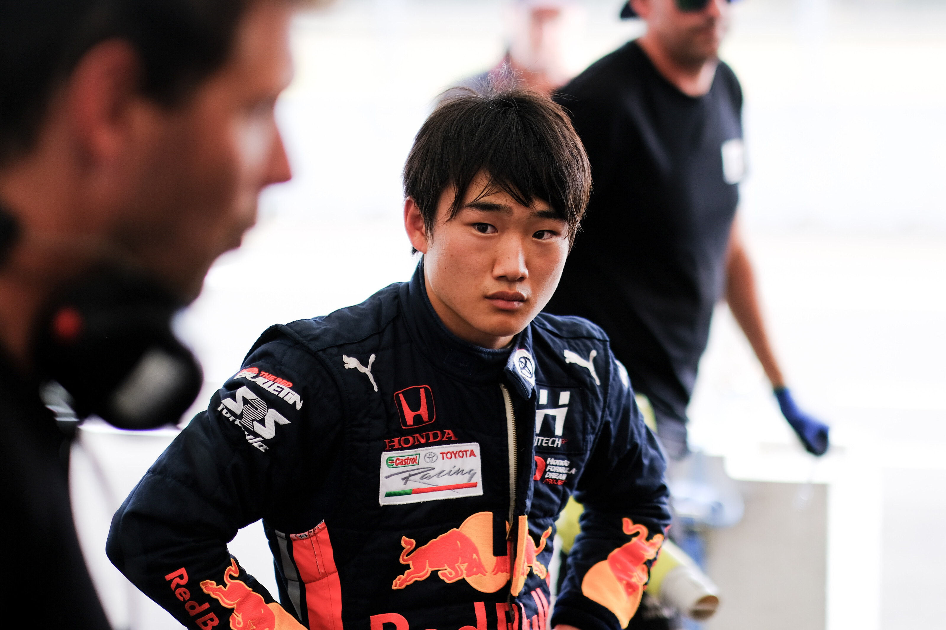 レッドブル・ジュニアでFIA-F2に参戦する角田裕毅（カーリン）
