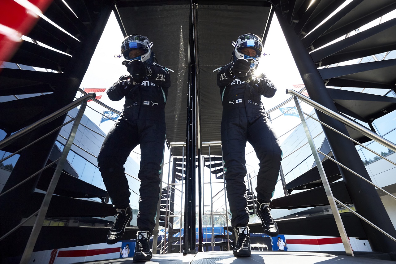 2020年F1第2戦シュタイアーマルクGP金曜　バルテリ・ボッタス（メルセデス）