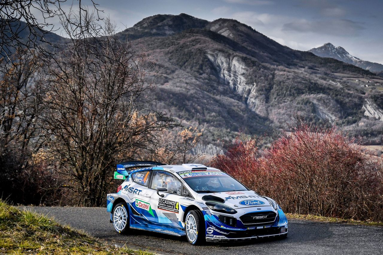 2020年シーズンのWRCに参戦しているMスポーツ・フォードのフィエスタWRC