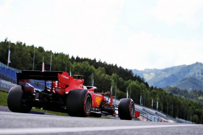 2020年F1第2戦シュタイアーマルクGP　セバスチャン・ベッテル（フェラーリ）