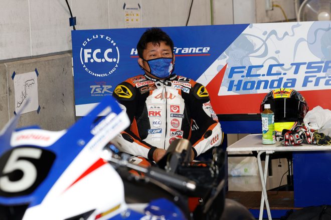FCC TSR HondaFranceからテストに参加した秋吉耕佑／鈴鹿2輪4メーカー合同テスト