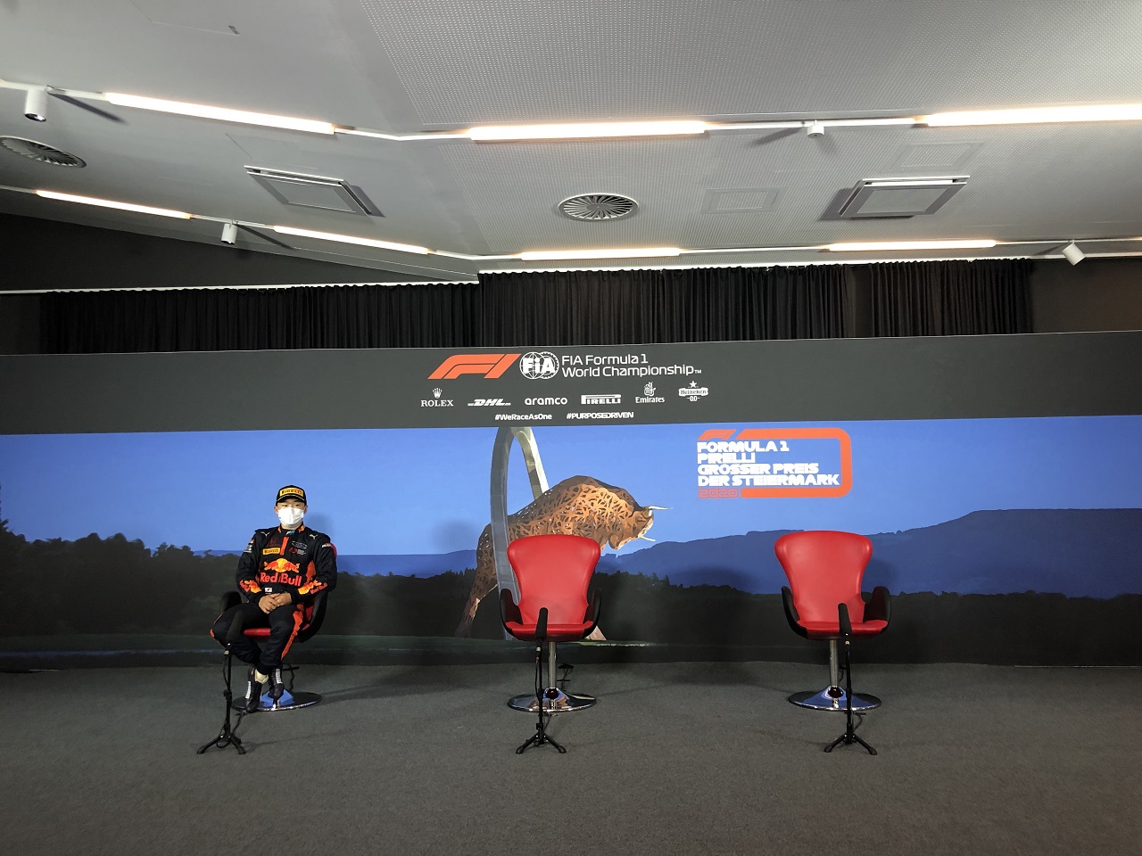 2020年F2第2戦レース1決勝で角田裕毅2位