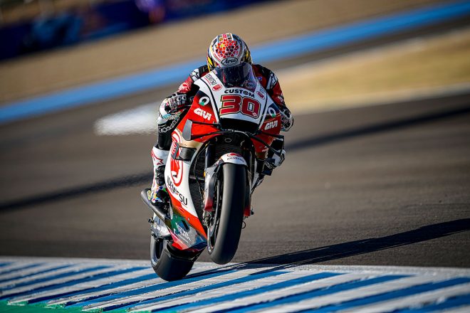 MotoGPへレス公式テスト：中上貴晶（LCRホンダ・イデミツ）