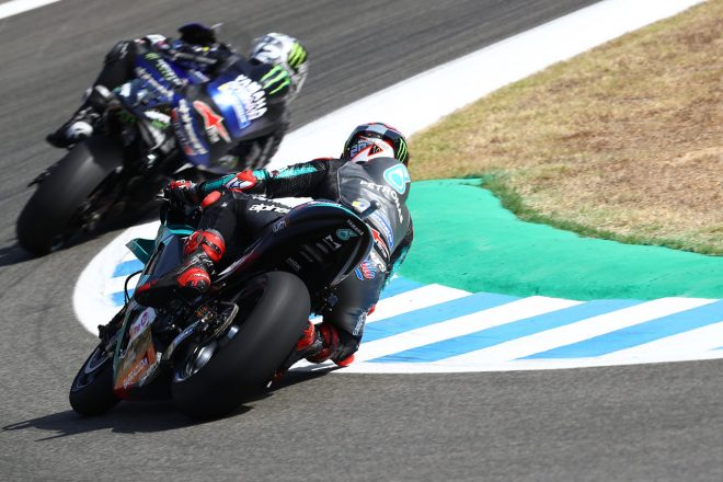 2020MotoGP第2戦スペインGP：ファビオ・クアルタラロ（ペトロナス・ヤマハSRT）、マーベリック・ビニャーレス（モンスターエナジー・ヤマハMotoGP）
