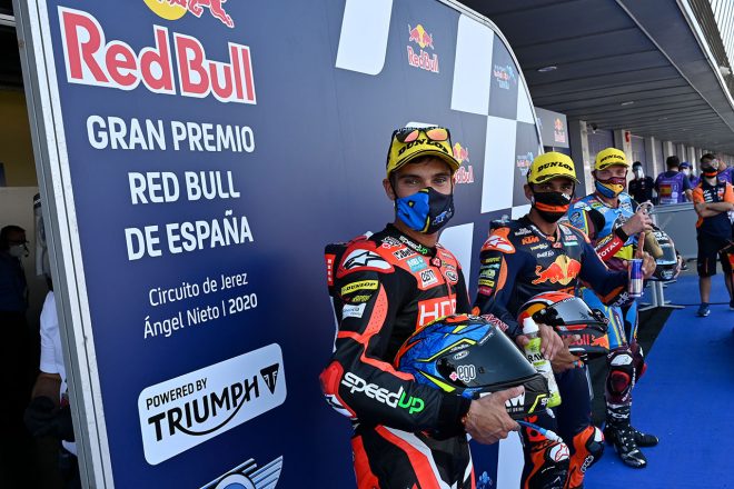 2020MotoGP第2戦スペインGP Moto2クラス 予選トップ3