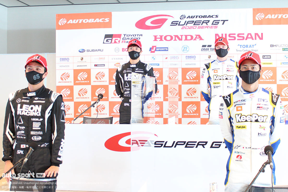 スーパーGT第1戦富士予選会見　GT500のポールはKeePer TOM’S GR Supra。GT300はLEON PYRAMID AMG
