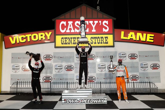 第6戦アイオワ表彰台