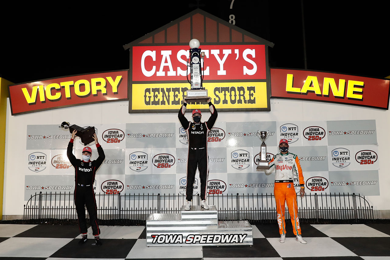 第6戦アイオワ表彰台