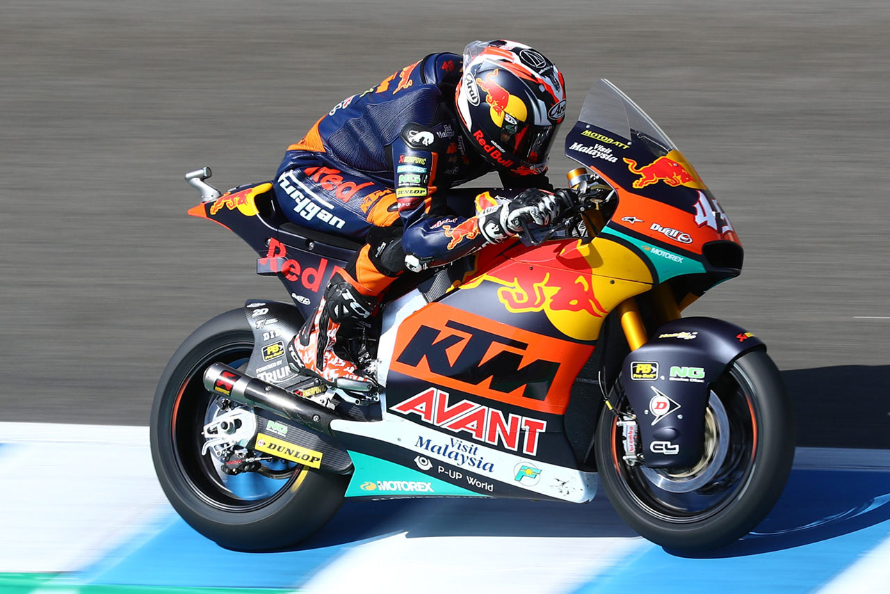 2020MotoGP第2戦スペインGP Moto2クラス：長島哲太（Red Bull KTM Ajo）