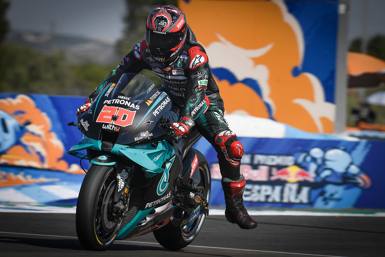 2020MotoGP第2戦スペインGP：ファビオ・クアルタラロ（ペトロナス・ヤマハSRT）