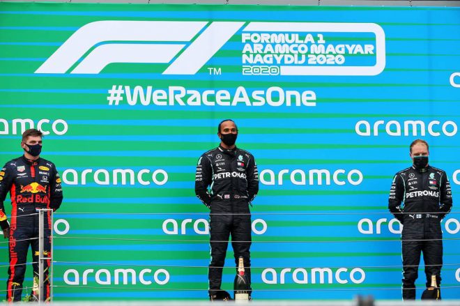 2020年F1第3戦ハンガリーGP　表彰式