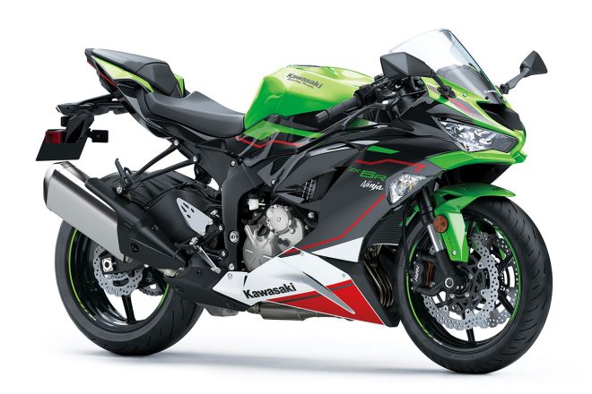 2021年型カワサキ、Ninja ZX-6R KRT EDITION（ライムグリーン×エボニー）