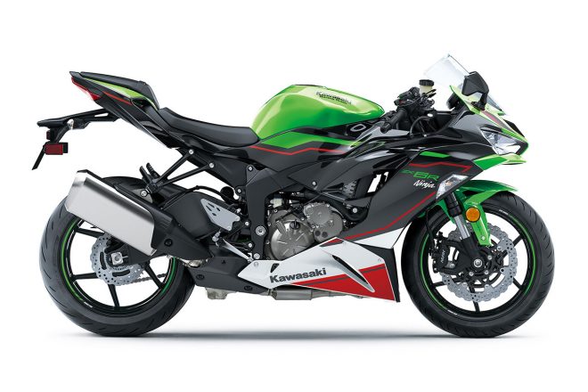 2021年型カワサキ、Ninja ZX-6R KRT EDITION（ライムグリーン×エボニー）