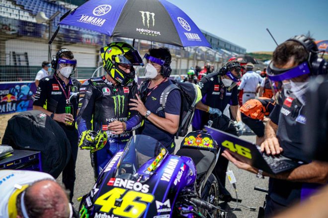 2020MotoGP第2戦スペインGP：バレンティーノ・ロッシ（モンスターエナジー・ヤマハMotoGP）