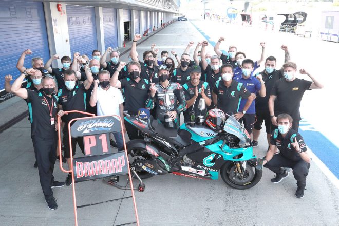 2020MotoGP第2戦スペインGP：ファビオ・クアルタラロ（ペトロナス・ヤマハSRT）