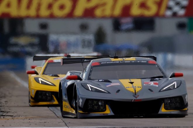 第3戦セブリングでワン・ツー・フィニッシュを飾ったコルベット・レーシングのシボレー・コルベットC8.R