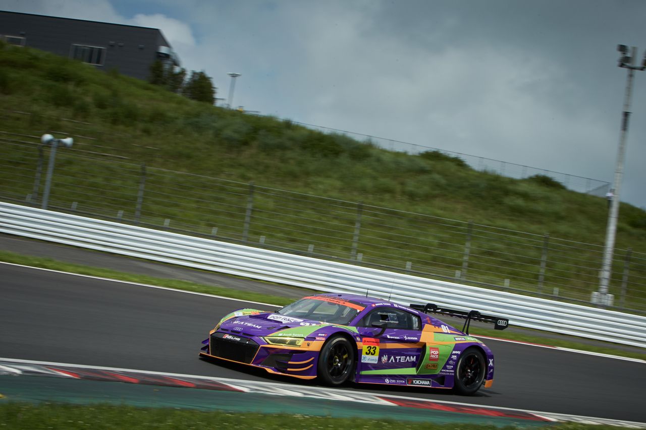 エヴァRT初号機 X Works R8（ショウン・トン／篠原拓朗）　2020スーパーGT第1戦富士