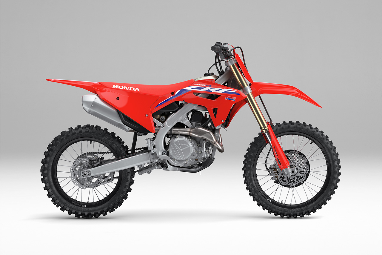 2021年モデルのホンダCRF450R エクストリームレッド（写真は輸出仕様車）