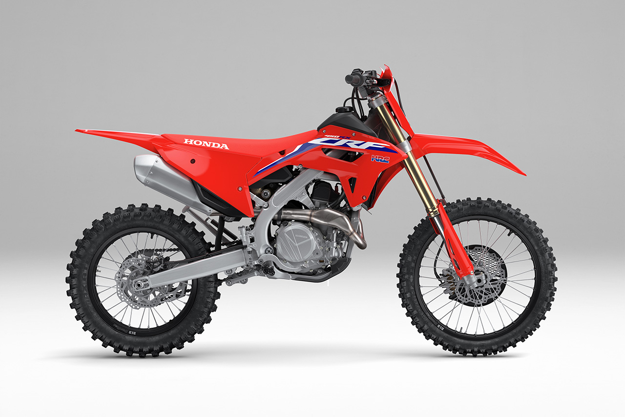 2021年モデルのホンダCRF450RX エクストリームレッド（写真は輸出仕様車）