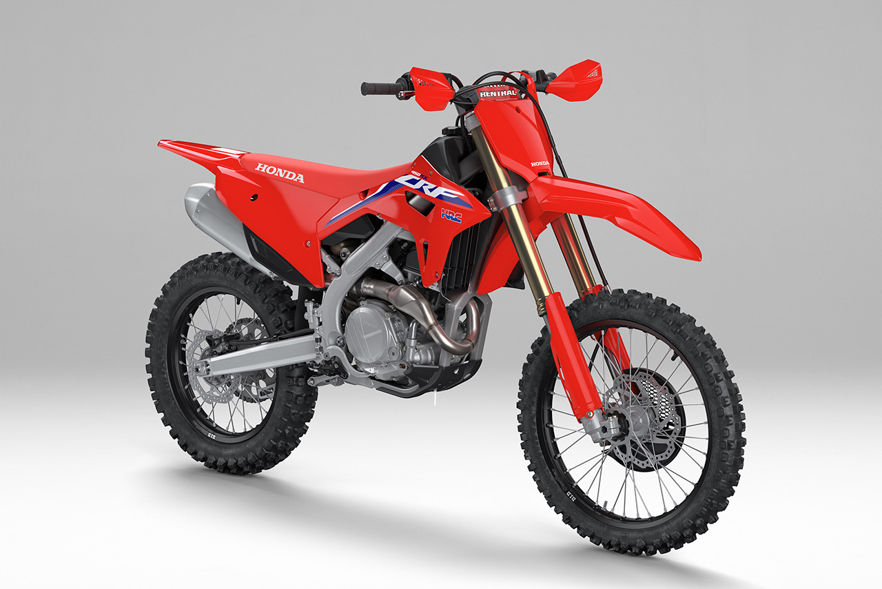 2021年モデルのホンダCRF450RX エクストリームレッド（写真は輸出仕様車）