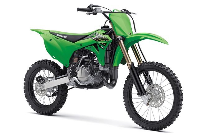 2021年モデルのカワサキKX85-II