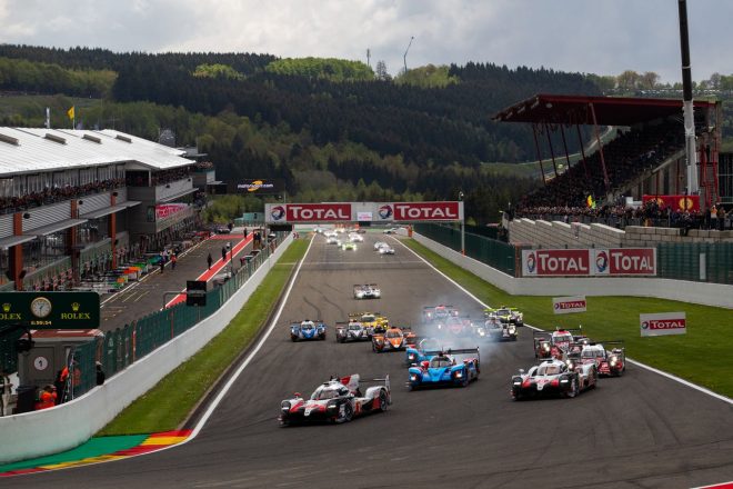 2018／19年WEC第7戦スパ・フランコルシャン　スタートシーン