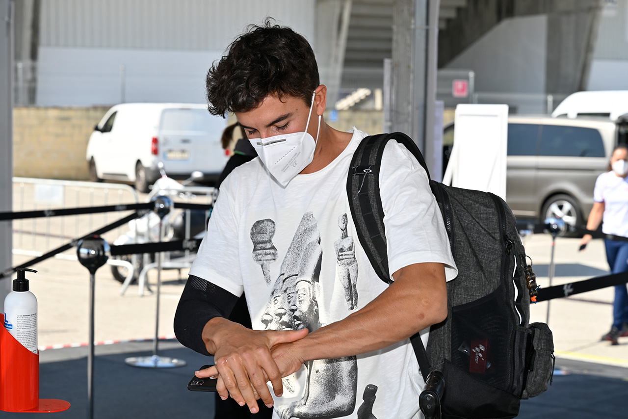 MotoGP第3戦アンダルシアGPの出場を目指してヘレスに戻ったマルク・マルケス（レプソル・ホンダ・チーム）